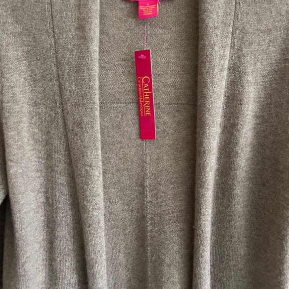 NEW Cashmere Open Front Sweater Size S - Picture 4 of 7